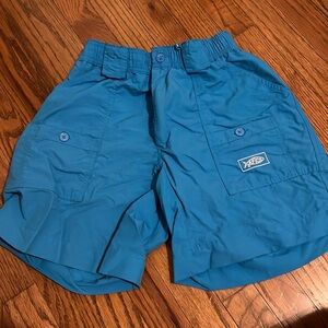 AFTCO Fishing Short size 30 Sea Blue EUC